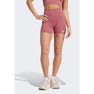 女款高腰快干运动短裤 健身跑步弹性紧身裤 侧袋设计