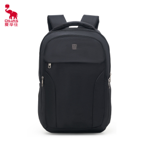 爱华仕(OIWAS)双肩包男大容量休闲旅行包韩版潮流防泼水学生书包