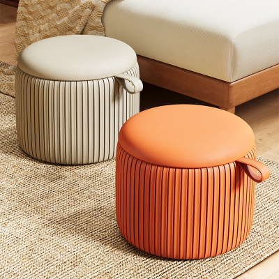  古达小凳子家用矮凳茶几沙发凳客厅儿童坐凳换鞋南瓜墩子板凳