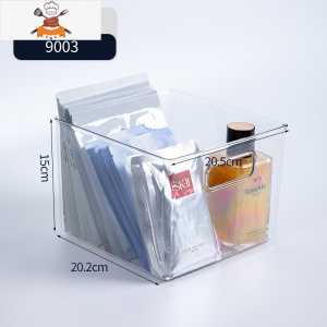 保鲜整理器食品级厨房面条鸡蛋食物冷冻饺子储存专用 敬平 正方形收纳盒[PET食品级材质/升级晶透/易拿取]厨房收纳盒