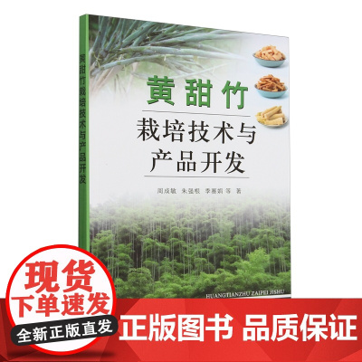 黄甜竹栽培技术与产品开发 周成敏 朱强根 季赛娟 编 9787109325920 中国农业出版社