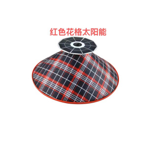 铁迅太阳能风扇帽斗笠帽MZ7 顶