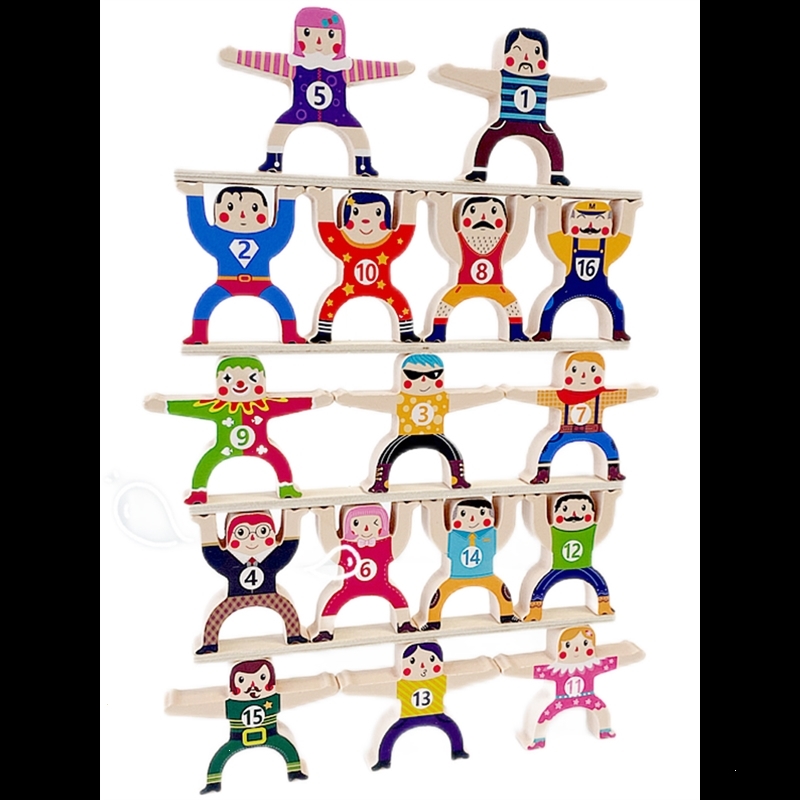 儿童大力士趣味智扣叠叠高居家亲子互动游戏平衡叠叠乐桌面游戏