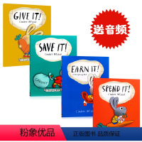 [正版]小学花钱系列全套4册 Money bunny英文原版绘本 花钱Spend It 赚钱Earn It 攒钱S