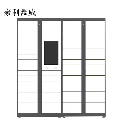豪利鑫威智能快递柜小区快递自提柜派件柜室外寄存柜信报箱储物柜一主一副39格