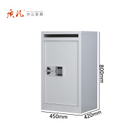 苏宁 质凡 办公家具 办公文件待销柜单节国保密码锁(内置帆布袋)/ZF-BMG113/450*420*800mm