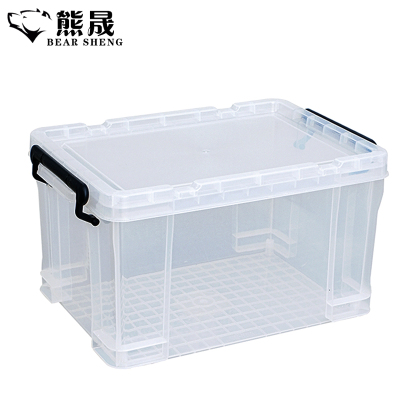 熊晟 整理箱 收纳箱Z80升透明/个