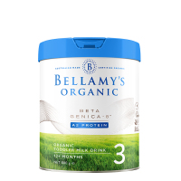 原装进口澳洲澳洲贝拉米白金版有机A2婴儿配方奶粉3段(12-36个月)800g