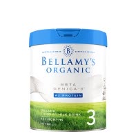 原装进口澳洲澳洲贝拉米白金版有机A2婴儿配方奶粉3段(12-36个月)800g