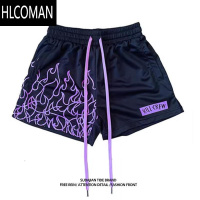 HLCOMANEE美式潮牌三分短裤男夏季薄款不过膝宽松休闲跑步运动速干篮球裤