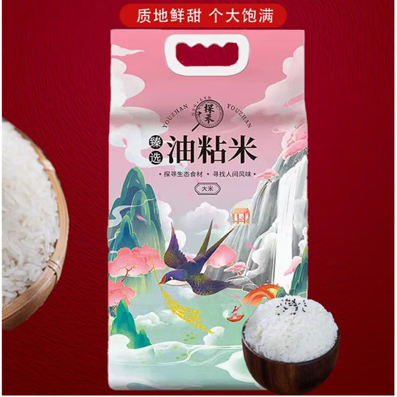 探禾 臻选南方大米油粘米 鲜新米 油粘米 籼米 南方籼米 探禾臻选油粘米2.5kg