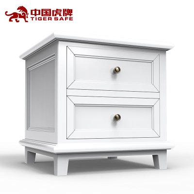 虎牌保险柜家用指纹密码wifi中式实木单门全钢防盗床头保险柜家用办公小型保管箱高端1隐形保险箱指纹wifi版