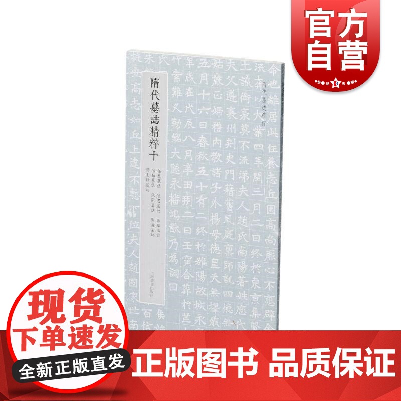 隋代墓志精粹十任恭裴君张荫浩喆张开刘盆齐士幹 本社编上海书画出版社精选书法资料鉴赏