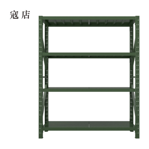 寇店农具摆放架器材架军绿色拆装盾牌货架1.5米长存放架1500*600*2000