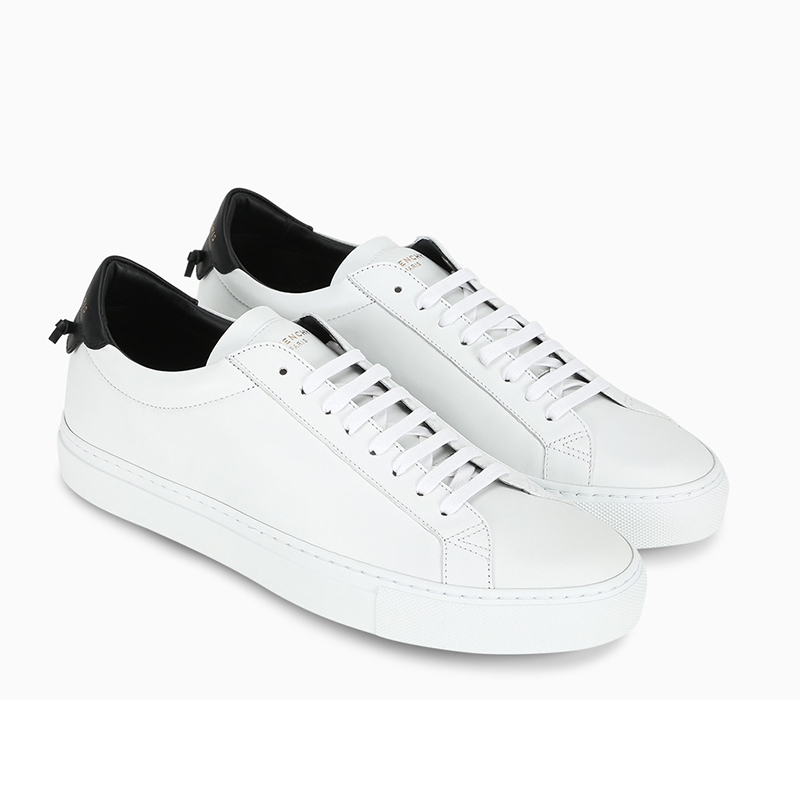 givenchy 纪梵希新款白色牛皮黑尾男士小白鞋运动休闲鞋