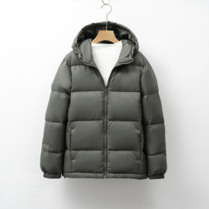 羽绒服新国标90绒女冬季连帽防风休闲百搭面包服防寒外