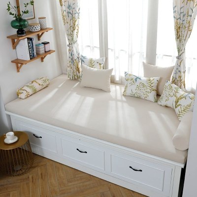 家柏饰(CORATED)北欧高密度海绵飘窗垫乳胶窗台垫定做沙发毯阳台垫榻榻米卡座 8号色 18cm飘窗垫