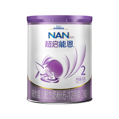 20年10月产-雀巢Nestle超启能恩较大婴儿配方奶粉2段（6-12个月）800克