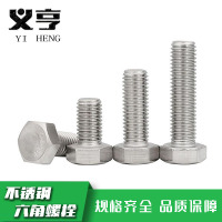 义亨 不锈钢六角螺栓 M6*25 个