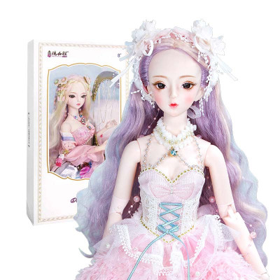 德必胜3分娃梦童话系列若伊BJD关节可动60CM动漫人偶女生浪漫生日节日礼物盒装送女宝闺蜜可DIY服饰妆容