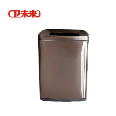 卫未来 不锈钢垃圾桶 20升黑金 个