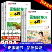 暑假预复习一本通 三升四 [正版]2024版暑假预复习一本通升学衔接一二三四五六年级上册人教版小学暑假作业衔接28天晨读