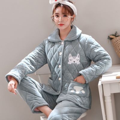 女款棉袄睡衣