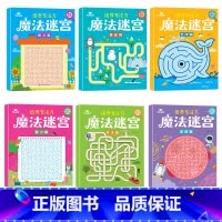 魔法迷宫(6本/套) [正版]左右脑开发益智书大脑图形注意力图书绘本迷宫书全6册智力大迷宫游戏书儿童3-4-5-6-7-