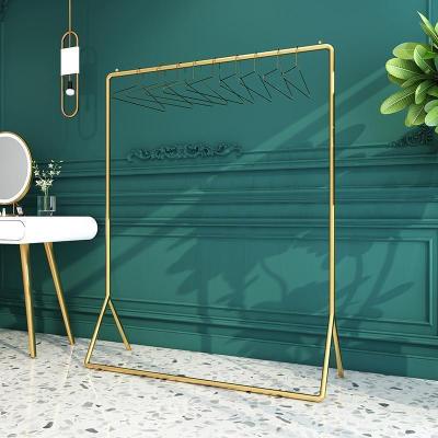 森美人衣架落地卧室内衣帽架家用简易衣服架简约现代挂衣架