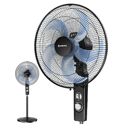 艾美特(Airmate)五叶家用宿舍直流电机大风量摇头机械升降落地扇定时立式无极调速风扇FS40-XD130T2