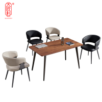 大匠杉 洽谈桌椅 1200*600*760mm1桌4椅