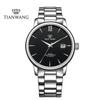 天王表(TIANWANG)石英表 简约休闲男表正品钢带手表防水男士腕表3996