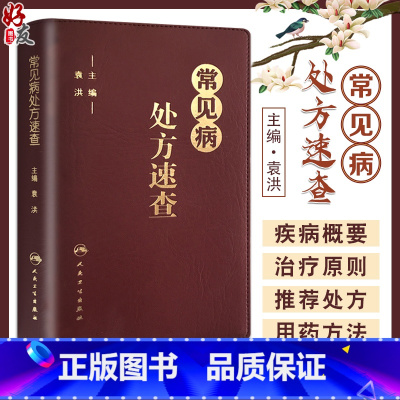 [正版]常见病处方速查 袁洪主编 常见病处方手册常见病处方速查医学 药学中药人民卫生出版社 口袋书籍 治疗原则 实用性