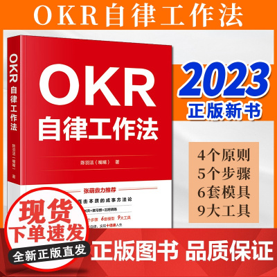 2023新书 OKR自律工作法 陈羽洁(嘴嘴)著 法律出版社