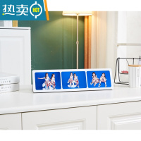 敬平水晶摆台定制婚纱照儿童相册创意洗照片做成宫格相框简约情侣宝宝 12✖45厘米[简约三联] [简约.创意.超大尺寸]