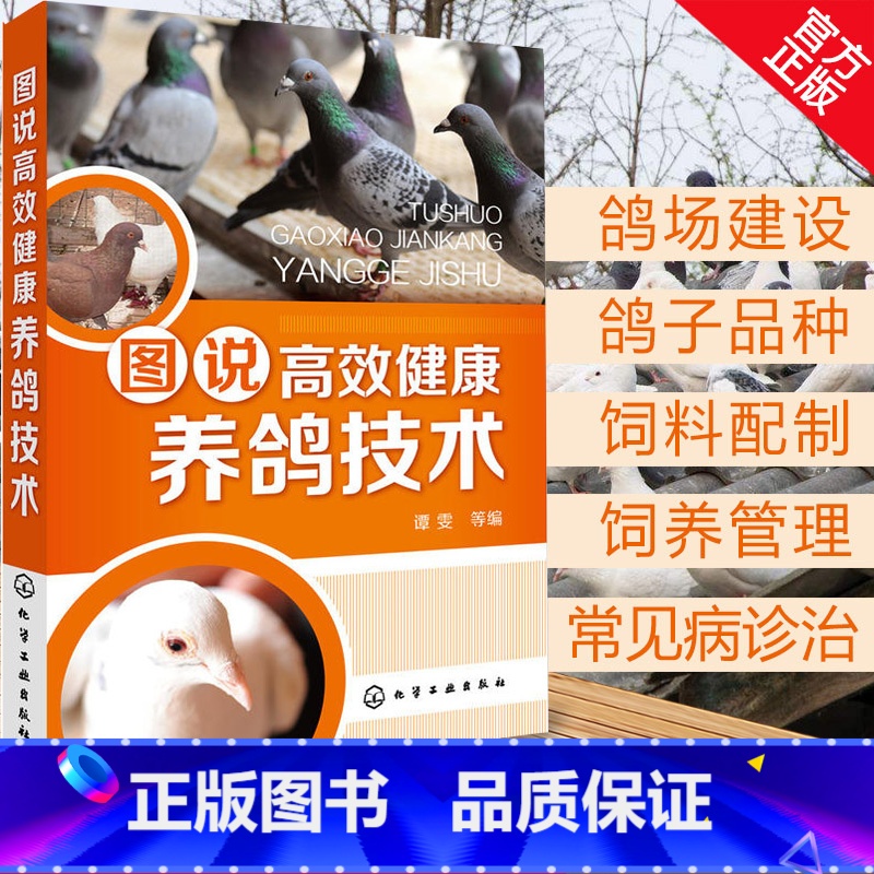[正版]图说高效健康养鸽技术 养鸽子书籍鸽子养殖技术书大全科学肉鸽饲养手册鸽病鉴别诊断图谱鸽子喂养饲料配方教程养殖场生