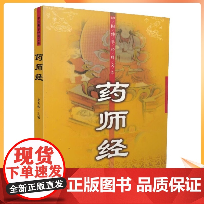正版 中国佛学经典文库:药师经[简体横排,经文+译文]宋先伟/编著 大众文艺出版社