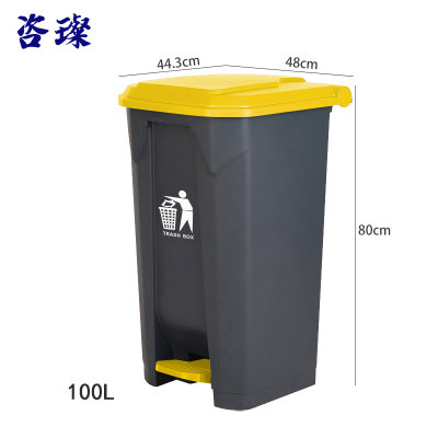 咨璨脚踏垃圾桶100L/个
