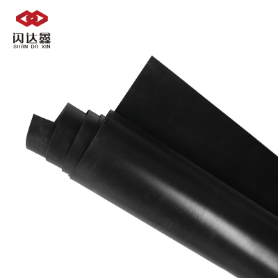 闪达鑫 厚度5mm黑色普通耐油橡胶板 50KG /捆