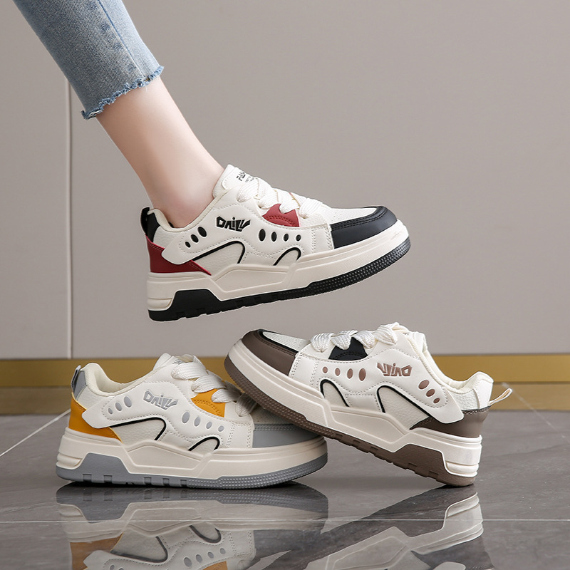 秋季小白鞋新款韩版ins女学生增高厚底运动板鞋休闲鞋