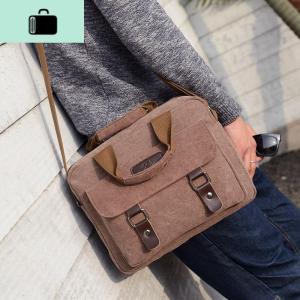 单肩包男帆布包包手提包斜挎包商务休闲男士包包韩版潮背包男包NEW LAKE男士斜挎包