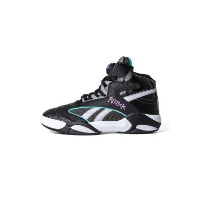锐步(REEBOK)篮球实战低帮缓震 laceup圆头男子专业运动合成纤维篮球鞋