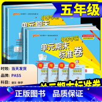 语文 人教版 五年级上 [正版]小学学霸单元期末标准卷五年级上册下册语文数学全套人教版北师大 同步训练真题模拟测试卷题考