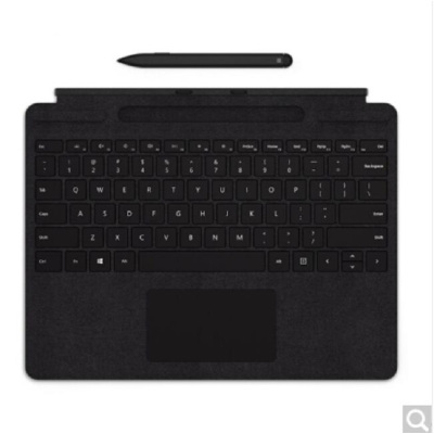 微软SurfaceProX平板笔记本电脑超薄触控笔+特制版专业键盘盖四色|Alcantara材质带超薄触控笔的键盘套装