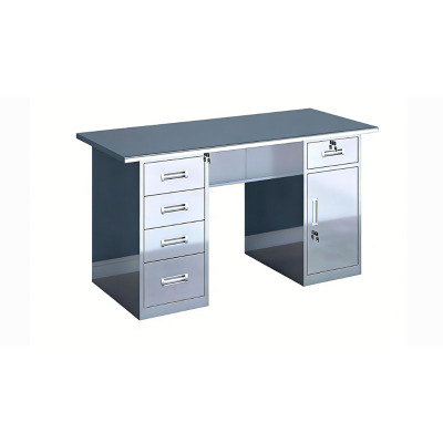 鑫睿辉 不锈钢办公桌五斗一门 1张