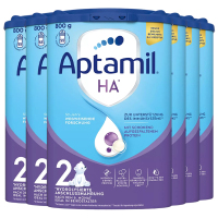 [6罐装]Aptamil德国原装进口爱他美HA适度水解2段6个月以上婴儿配方奶粉800g