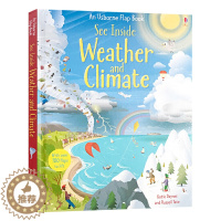 [醉染正版]英文原版 Usborne See Inside Weather and Climate 尤斯伯恩看里面系列