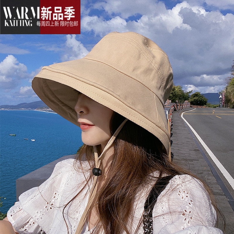 shanchao美美de渔夫帽~ 夏季出游太阳帽子女百搭气质显脸小遮阳帽