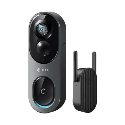 360可视门铃6Pro 500万超清画质智能门铃摄像头无线wifi手机远程查看对讲