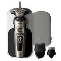 飞利浦旋转三刀头电动剃须刀SP9873全身水洗